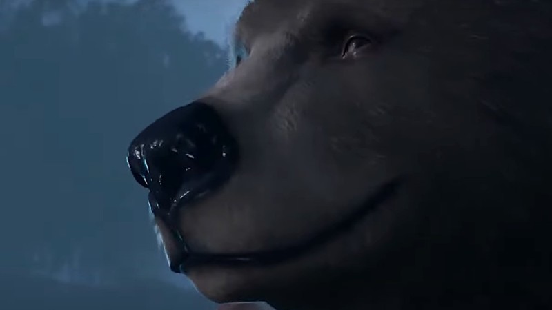 Create meme: Baldurs gate 3 bear, armored bear, werewolf bear