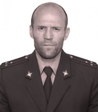 Create meme: Statham , memes Statham , statham in uniform