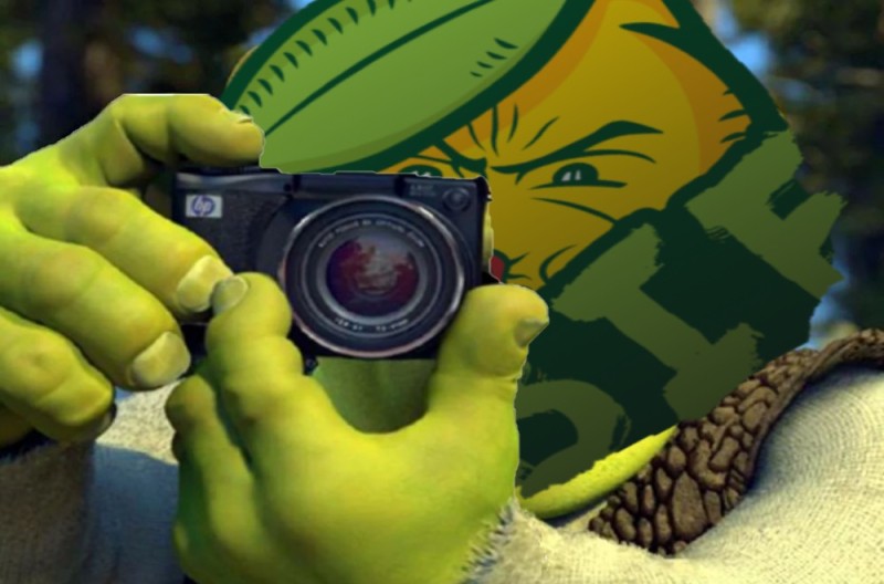 Create meme: Shrek , Shrek meme template, Shrek the camera original