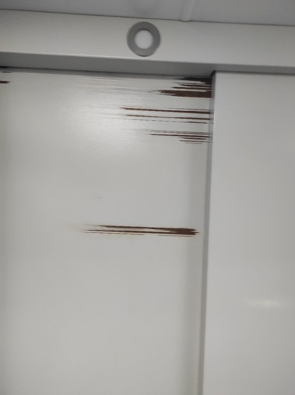 Create meme: water drips from the ceiling, defects of the stretch ceiling, the broken door