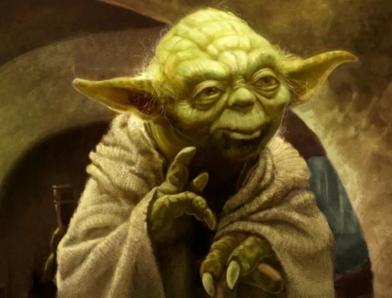 Create meme: Yoda is small, Yoda is old, Star wars yoda little
