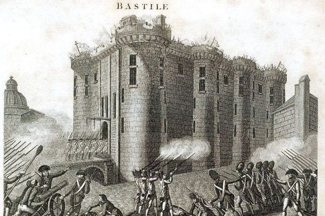Create meme: taking the bastille, July 14 Bastille Day, french revolution 