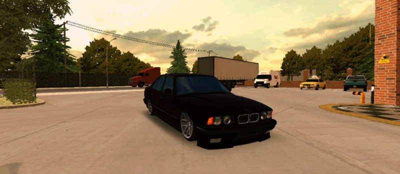 Create meme: car parking, bmw e34 boomer gta sa, bmw e34