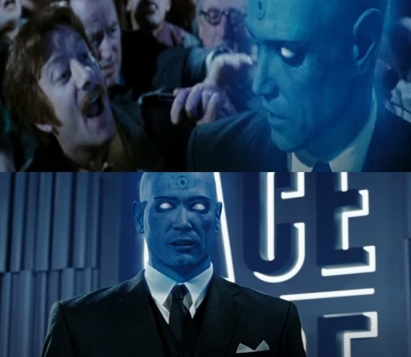 Create meme: Watchmen Keepers 2009, keepers 2009 Dr. manhattan, occult