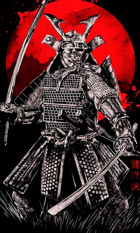 Создать мем: самурай меч, япония самураи, самурай арт