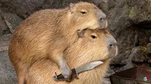 Create meme: the capybara , rodent capybara, nutria and capybara