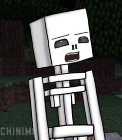 Create meme: minecraft squad of mobs witch, cartoon minecraft, a squad of mobs