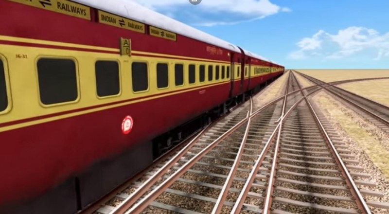 Create meme: grand train, big train, train red 