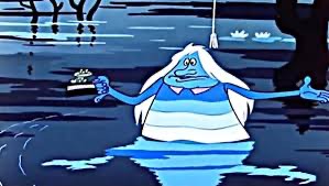 Создать мем: мультик летучий корабль, водяной из мультфильма летучий корабль, водяной летучий корабль