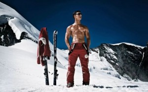 Create meme: Petter northug girlfriend, northug Petter gay, photo of man in winter mountains