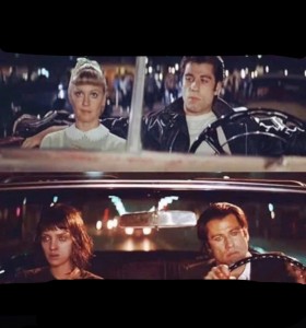 Create meme: first date meme, Pulp fiction, pulp fiction and grease