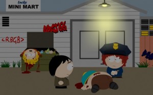 Создать мем: eric cartman, южный парк, кенни