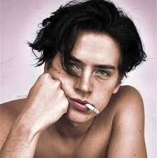 Create meme: Cole sprous poster, cole sprouse edits, Cole sprous with a cigarette photo