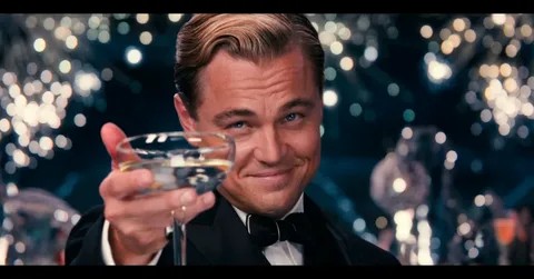 Create meme: Leonardo DiCaprio the great Gatsby, the great Gatsby Leonardo DiCaprio with a glass of, DiCaprio Gatsby