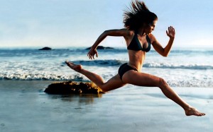 Create meme: running girl pictures, running girl photo, a woman running pictures