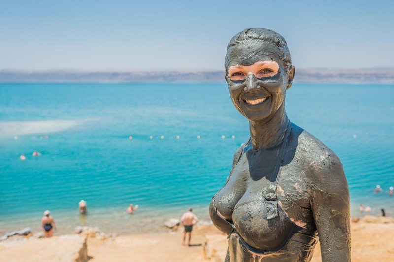 Create meme: dead sea mud mask, The mud of the Dead Sea Israel, Israel dead Sea