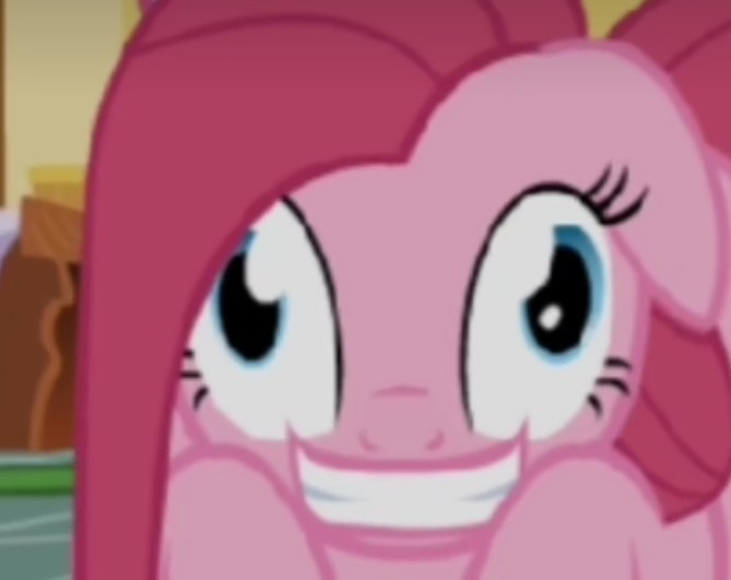 Create meme: pony pinky, pony pinkie pie, encamina Pai