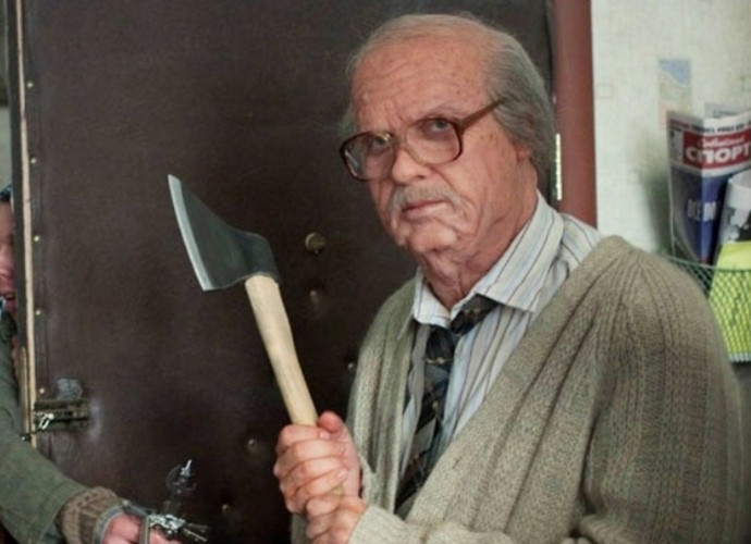 Create meme: grandfather with an axe, Philip Valentinovich our rush, Philip Valentinovich