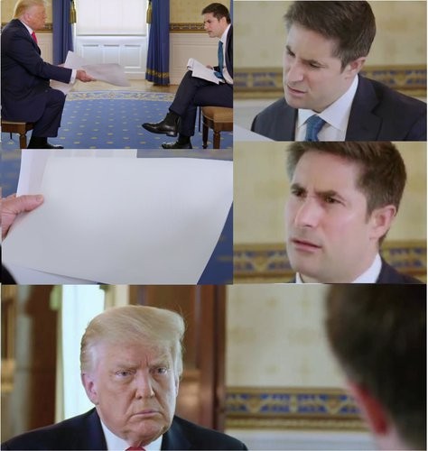 Create meme: Donald trump meme, trump interview meme, Donald trump 