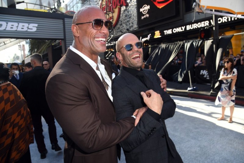 Create meme: Dwayne Johnson, Vin Diesel and Dwayne Johnson, the rock and statham