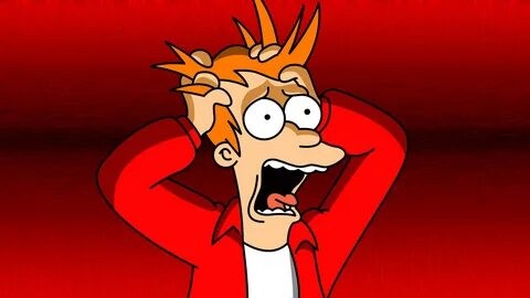 Create meme: futurama fry, panic , Fry Futurama screams