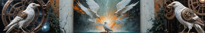 Create meme: figure , Fantasy birds, the Holy spirit