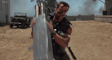 Create meme: Schwarzenegger commando, commando , Schwarzenegger commando