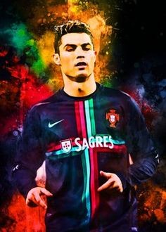 Создать мем: криштиану роналду футбол, роналду фан арт, cristiano ronaldo art