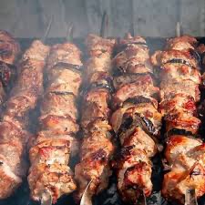 Create meme: pork kebabs, kebab , beef kebab
