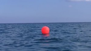 Create meme: red sea boat, sea, women's buoys