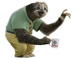 Create meme: sloth from the movie zeropolis, zeropolis, blitz zeropolis