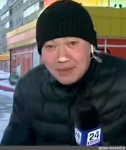 Создать мем: человек, корреспондент, казахские журналисты