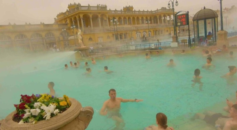 Create meme: hungary budapest thermal springs, budapest thermal springs, budapest