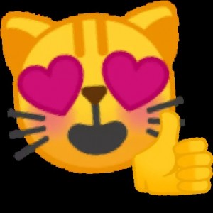 Create meme: Emoji cat PNG, Emoji cat, kissing cat smile