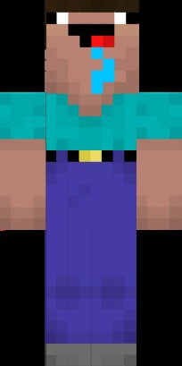 Herobrine Noob Minecraft Skin