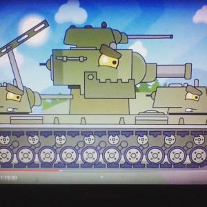Create meme: cartoons about tanks humanisations, kV 6 from the cartoons about tanks, humanisations cartoons about tanks