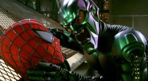 Создать мем: новый гоблин из человека паука 3, человек паук против зеленого гоблина 2002, зелёный гоблин