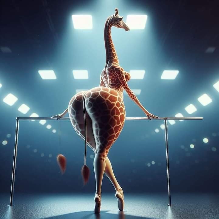 Create meme: Melman the giraffe, giraffe painting, giraffe 