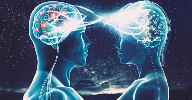 Create meme: the brain of a man and a woman, the subconscious , brain neural connections