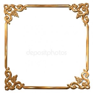 Создать мем: cerceve, gold frame, барокко золотая рамка вектор