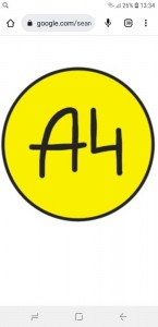 Создать мем: простые логотипы, знаки, значок а4 желтый