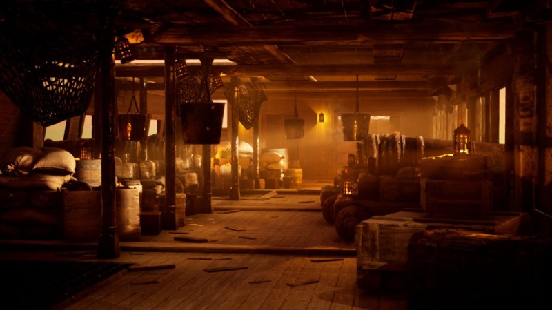 Create meme: the hold of the ship, pirate ship, tavern interior