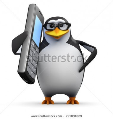 Create meme: the penguin with the phone, meme penguin phone, evil penguin meme