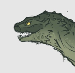 Создать мем: динозавр рисунок, годзилла 1998 зилла, крокодил арт