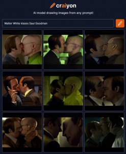 Create meme: men kiss, screenshot