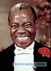 Create meme: Louis Armstrong, louis armstrong what a wonderful world, Nine
