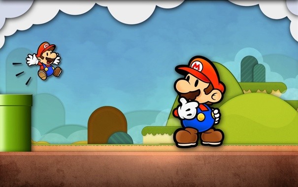 Create meme: Mario , piper mario, super mario bros game