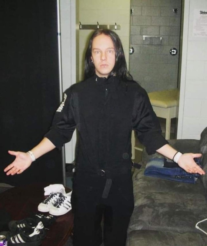 Create meme: Joey Jordison, slipknot joey jordison, slipknot joey