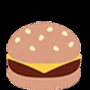 Create meme: Emoji, burger, smiley donut