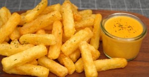 Create meme: cheese sauce, French fries, fries with cheese sauce